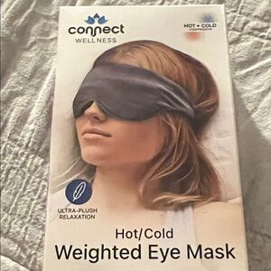 Black Weighted Eye Mask
